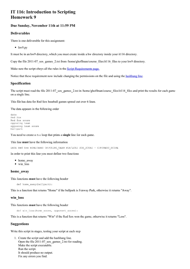 in my code. It keeps coming out blank Here is what I