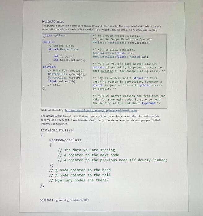 some experience dealing with non-contiguous memory organization. This will also give vou