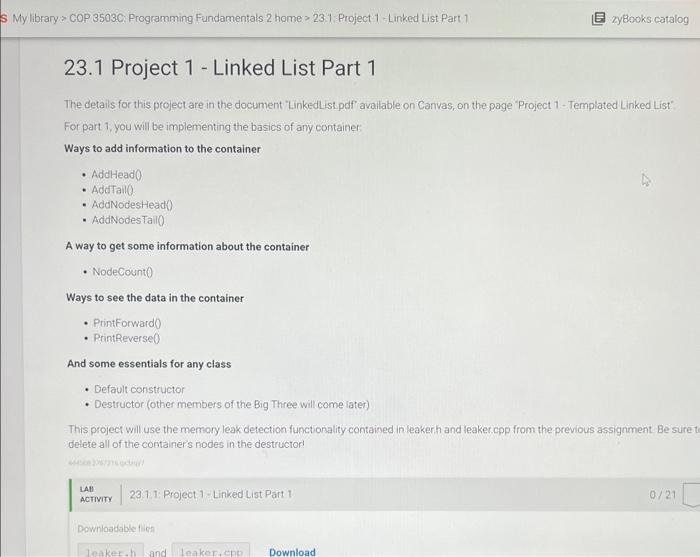 a function), sometimes that memory is. allocated at the start of a