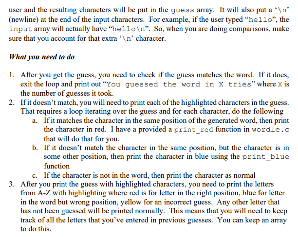 Writing the code Below is some skeleton code to get you started.