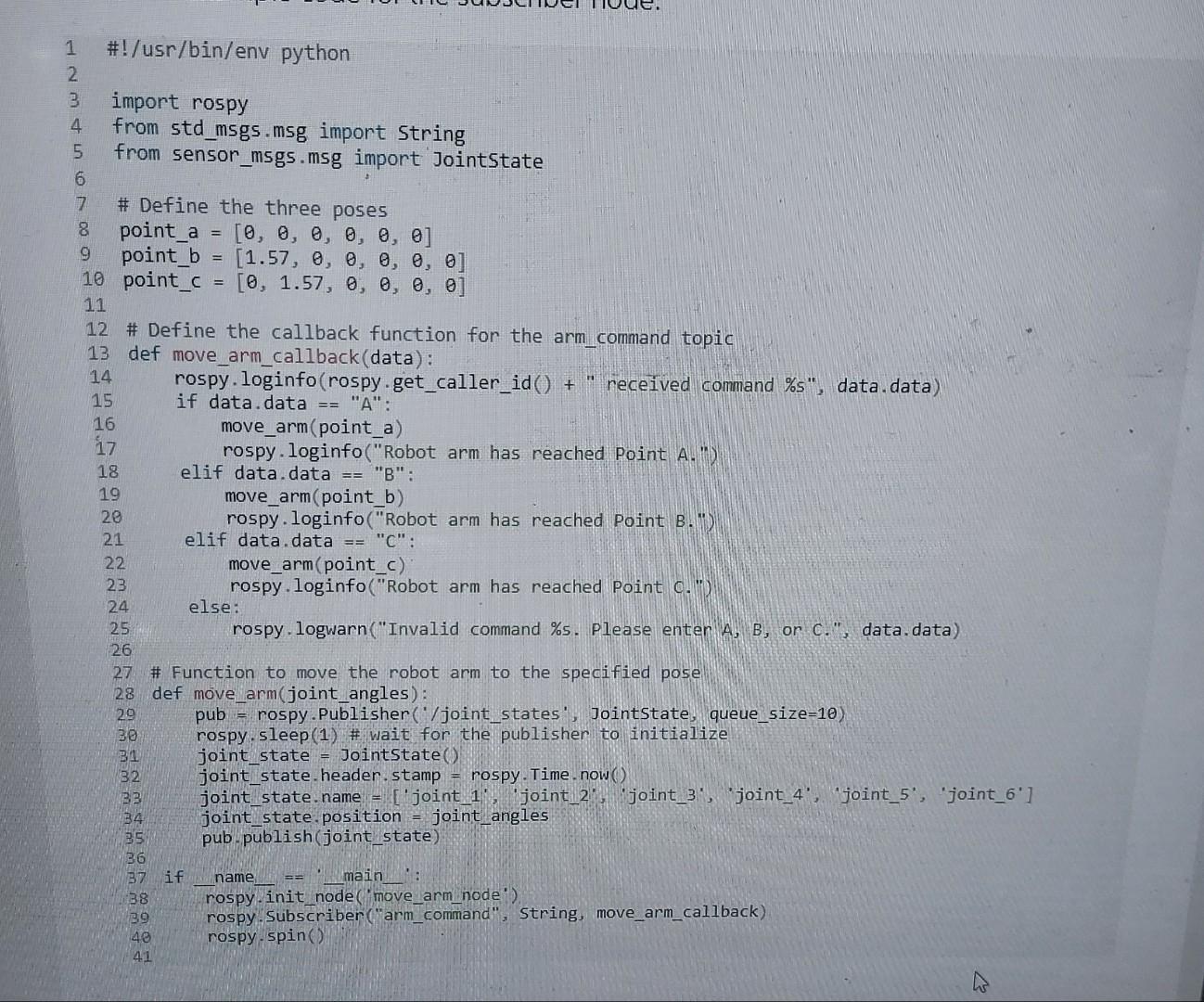 needed the full publisher code for this it uses ubuntu ros python