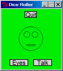 The three buttons will do the following: Button 1 will make the