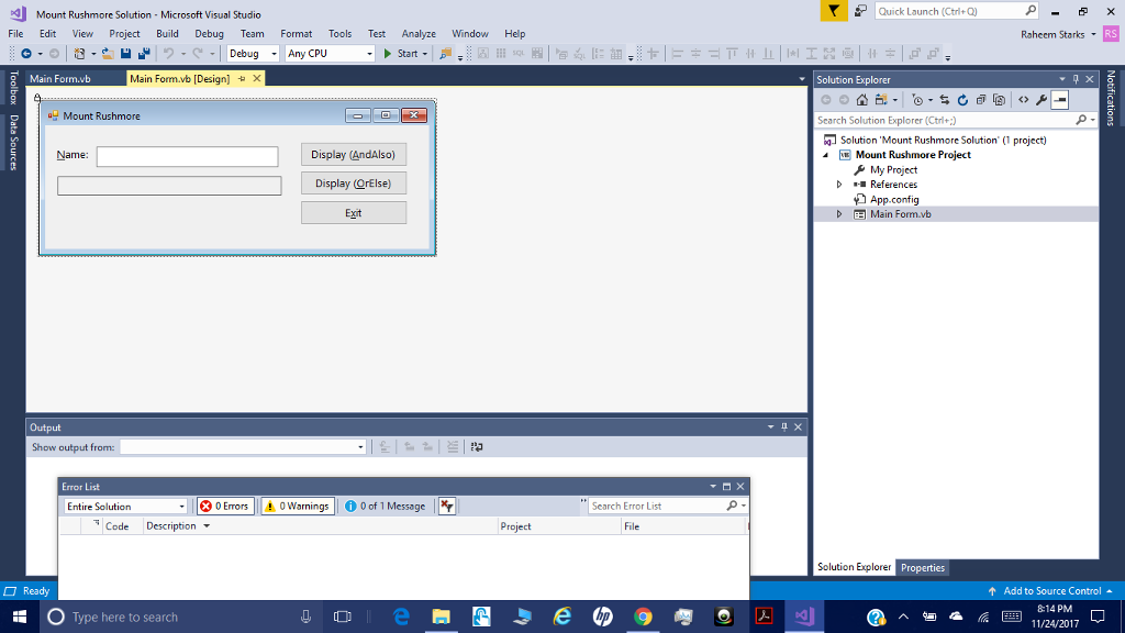  Microsoft Visual Basic 2015: RELOADED (6th Edition) pg 223 Open the