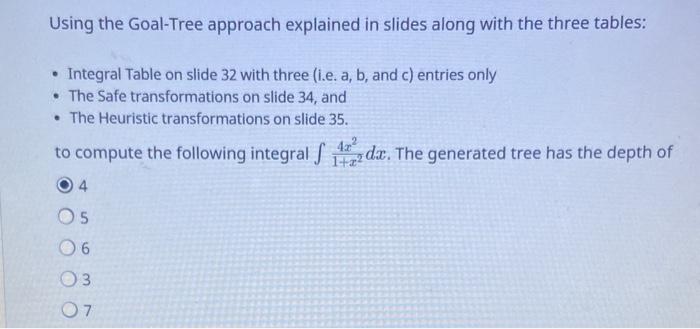plzz is it right? Using the Goal-Tree approach explained in slides along