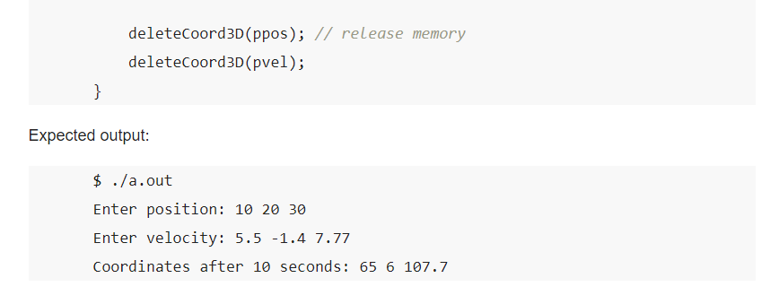 3d-space.cpp , add functions that create, delete, and coordinate objects dynamically 7