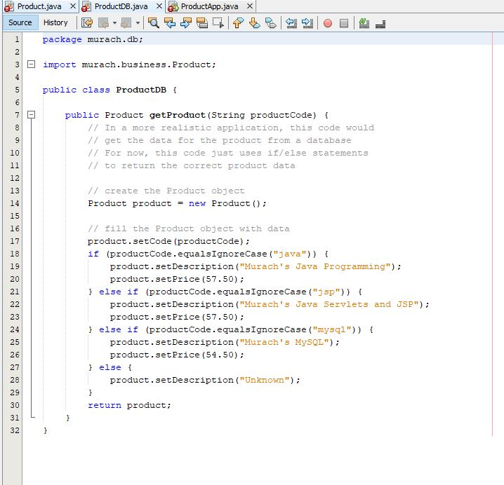 so it adds a class named MyProduct that extends the Product class