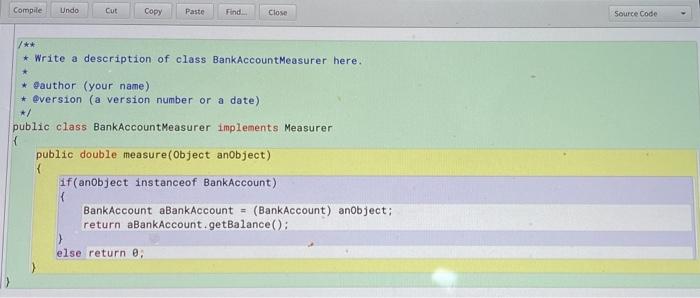 */ public interface Filter boolean Accept(Object x); Class compiled - no syntax