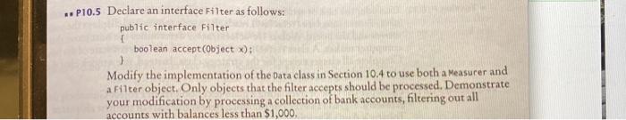 errors BankAccountTester - HW2 ankAccountMeasurer x BankAccountFilter X Measurer X DataSet X
