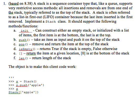 Needed in python 3 please. No advanced code 1. (based on 8.38)