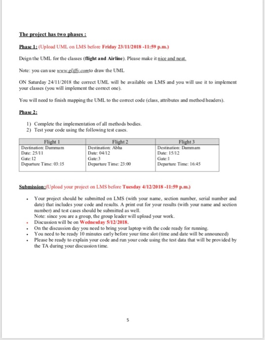 the flights Print all the flights having the same given date. Update