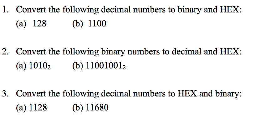  Please show all work clearly so I may understand. Convert the