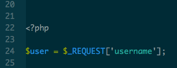 recieve the variable in a php file. It works on my localhost
