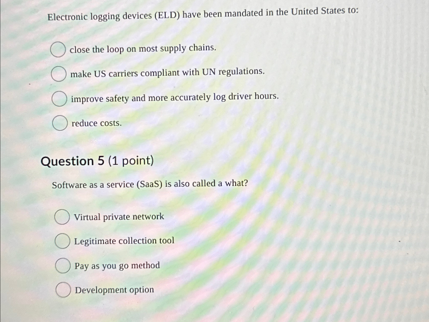  Electronic logging devices (ELD) have been mandated in the United States