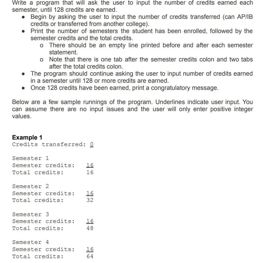 Can you solve the extra credit problem with the code of number