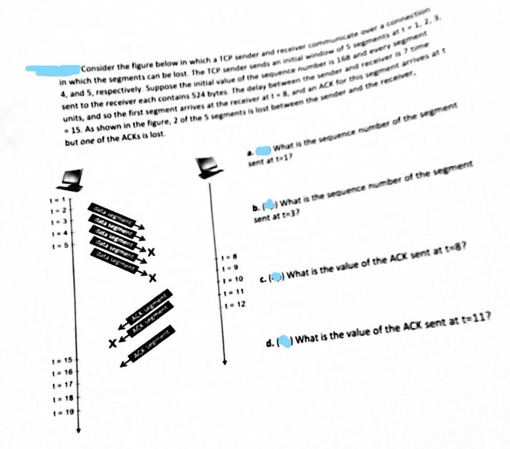please be quick the answer the quesiton in which the segments