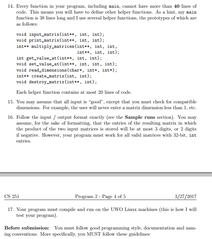 generally, define matrices A and B, such that, a11 a12 a la