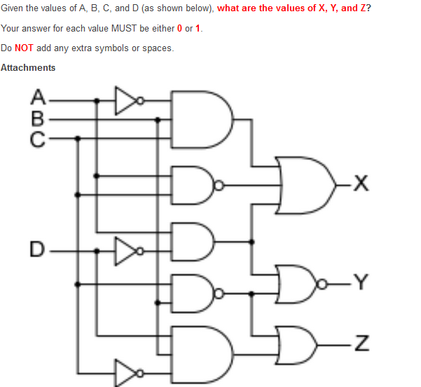 a) When A = 0, B = 1, C = 1,