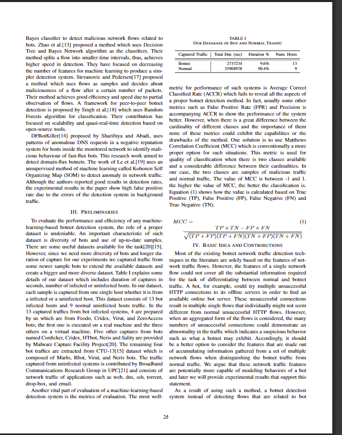 of Service (DDoS) attacks, malware prerequisites of successful botnet neutralization. This paper