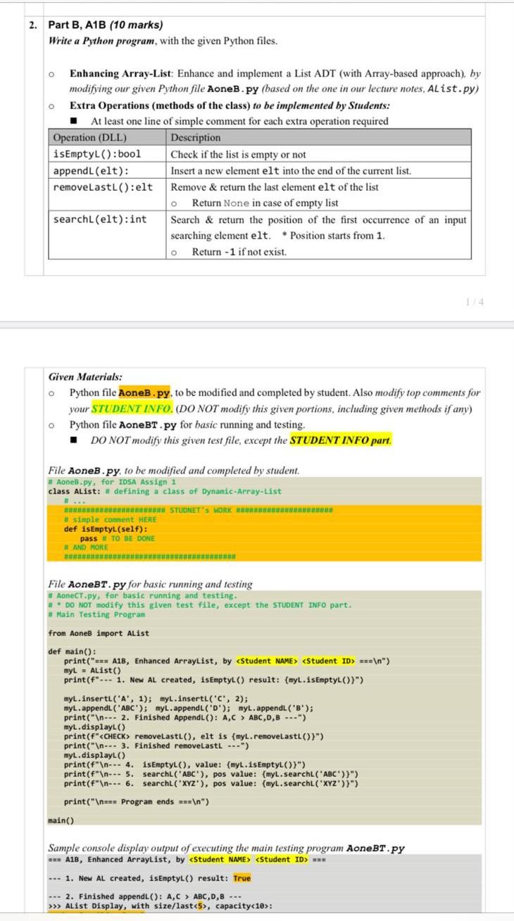  need help with the python problem these are appendix for solving