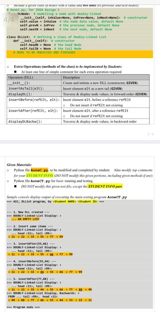 this question 2. Part B, A1B (10 marks) Write a Python program,
