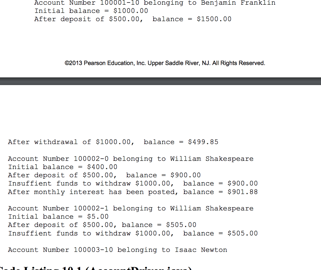 running and all information is correct, but there are few small things