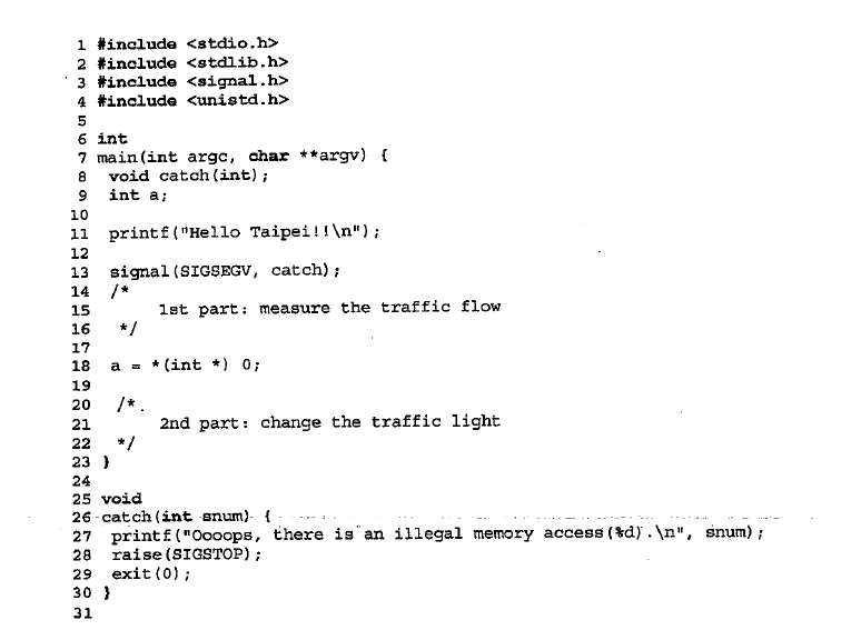 for your answers. 10. (5 pts) The following code segment is the
