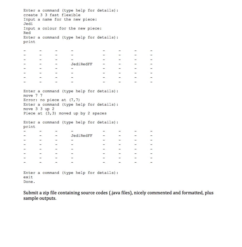 at every stage. Most board games have pieces that move across the