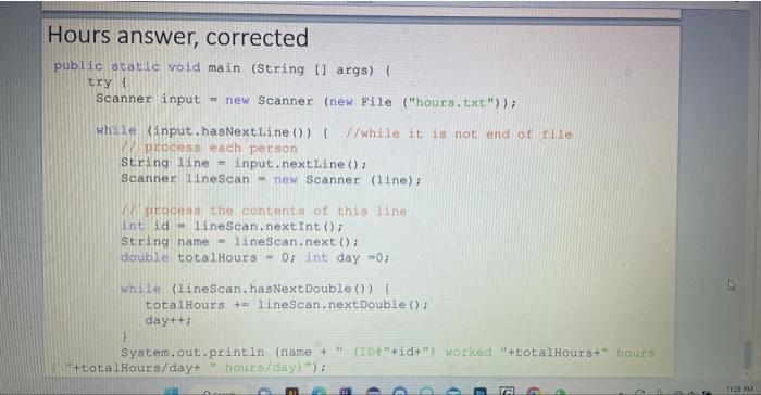 image. This assignment will give you practice with fine based file procossing