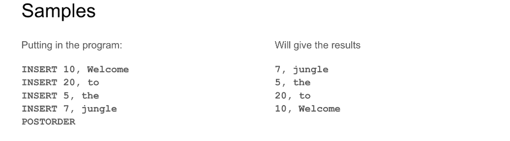 from the web): http://www.csit.parkland.edu/~kurban/csc125/binarySearchTree/ You can run it at http://www.csit.parkland.edu/~kurban/permanent/cpp-examples/treeLab/tree.html Links on