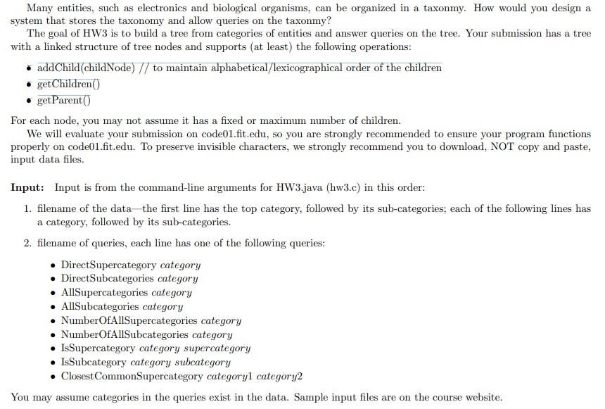  In Java Please Thank you!! Many entities, such as electronics and