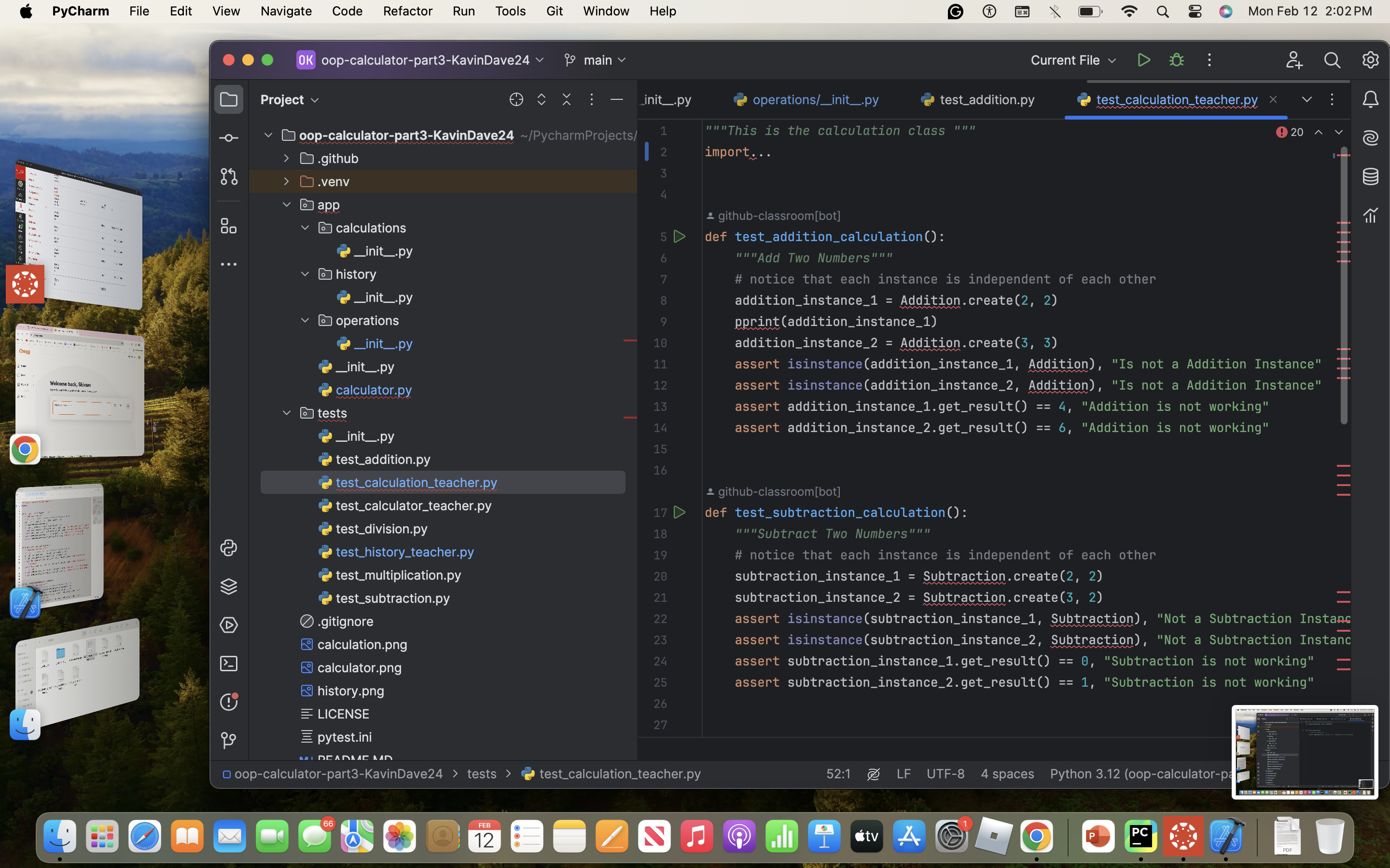  Fix calculations subclasses so that they calculate a calculation result at