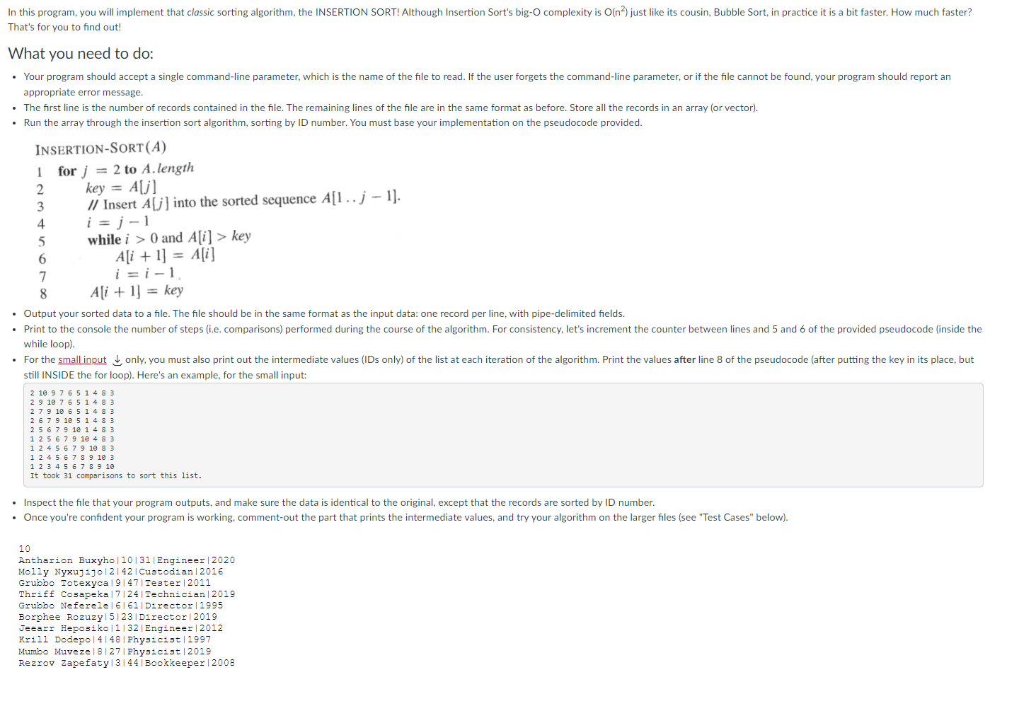  Simple C++ codes please. In this program, you will implement that