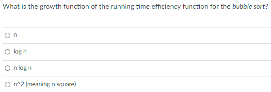 An efficient algorithm does not have to perform well for the relatively