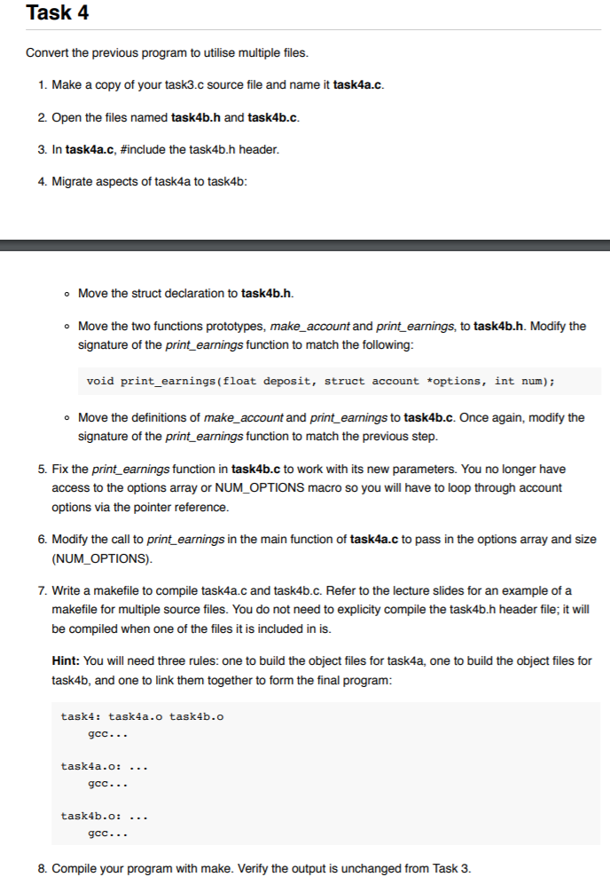 // this is task3 code #include #include //Defineing NUM_OPTIONS constant with