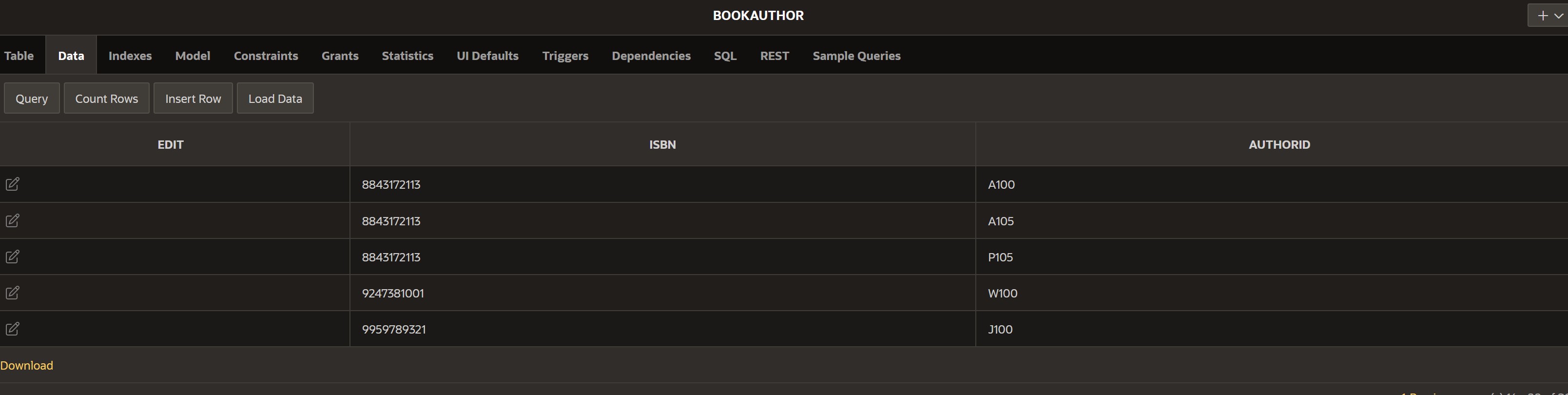 customer has been referred by another customer. 3. Display the book title