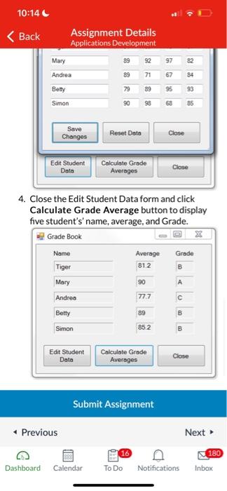 uses the following grading scales to assign a letter grade to a