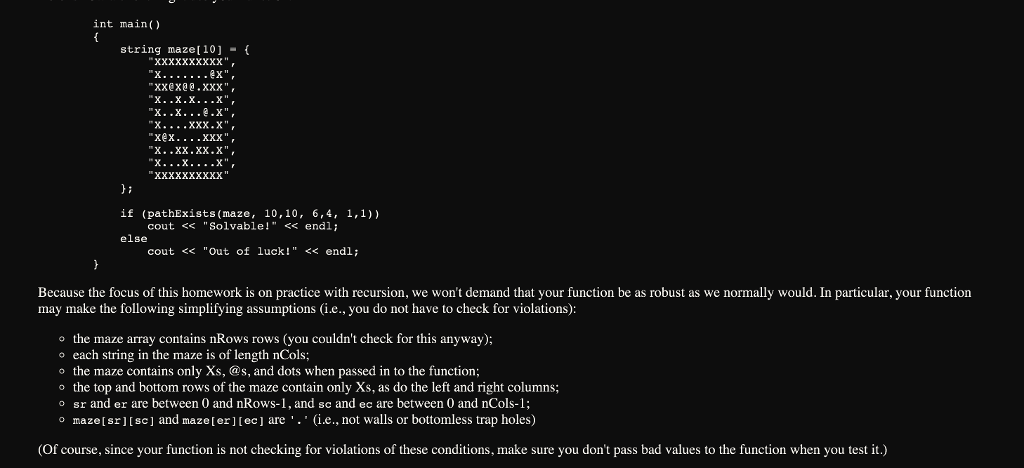 a there's a path from start to finish in a rectangular maze.