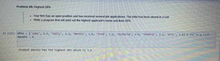  Need some help with this coding problem using anaconda(python)PLS help Problem