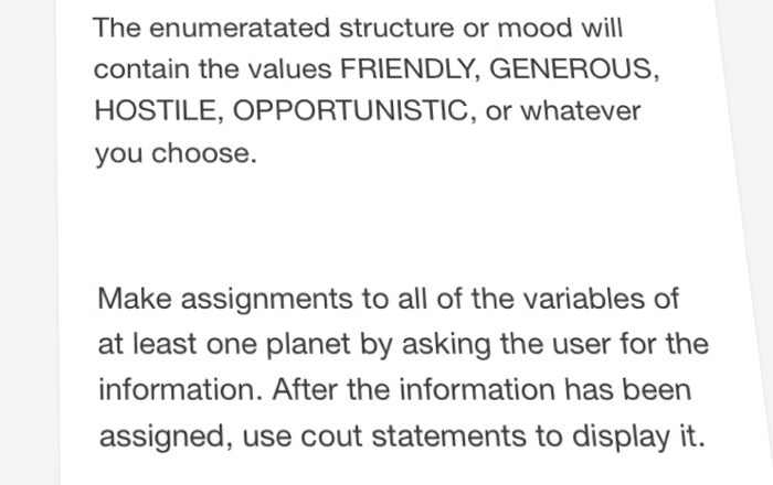 that consists of 3 planets. There will be a structure named planet.