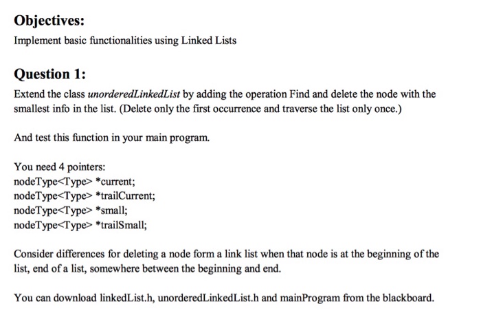  Using c++ programming language. Attached below are the files given that