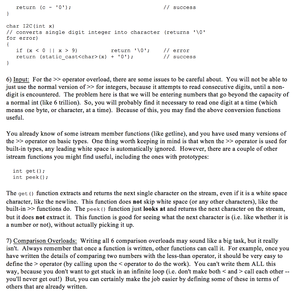 char I2C(int x) // converts single digit integer into character (returns '\0'