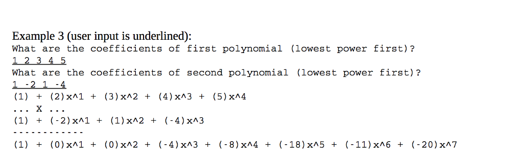 poly{ private: int* coef; int length; public: poly(); poly(int* c, int l);