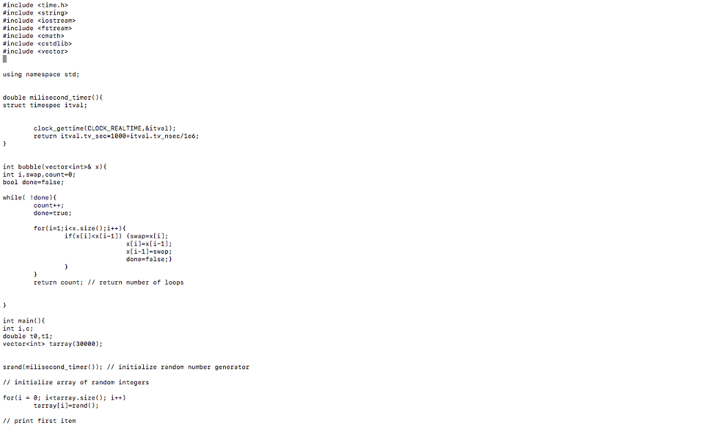 Translate the code from C++ to C include include