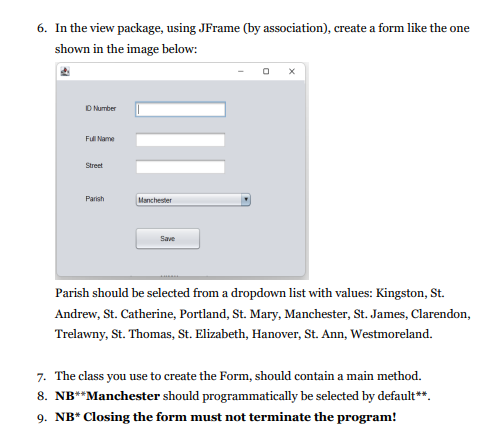 Java Programming 4. Create a database named jdbclabtest. 5. In the jdbclabtest