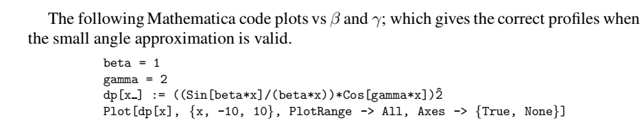 Change the code below from Mathmatica into a MATLAB: The following Mathematica