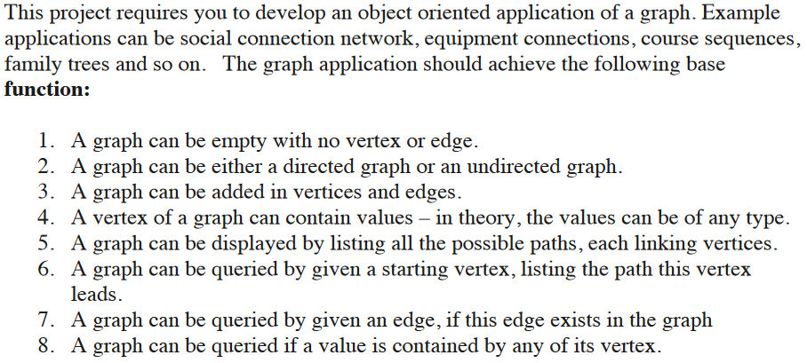 necessary C++ Classes with data members and member functions for above functions.