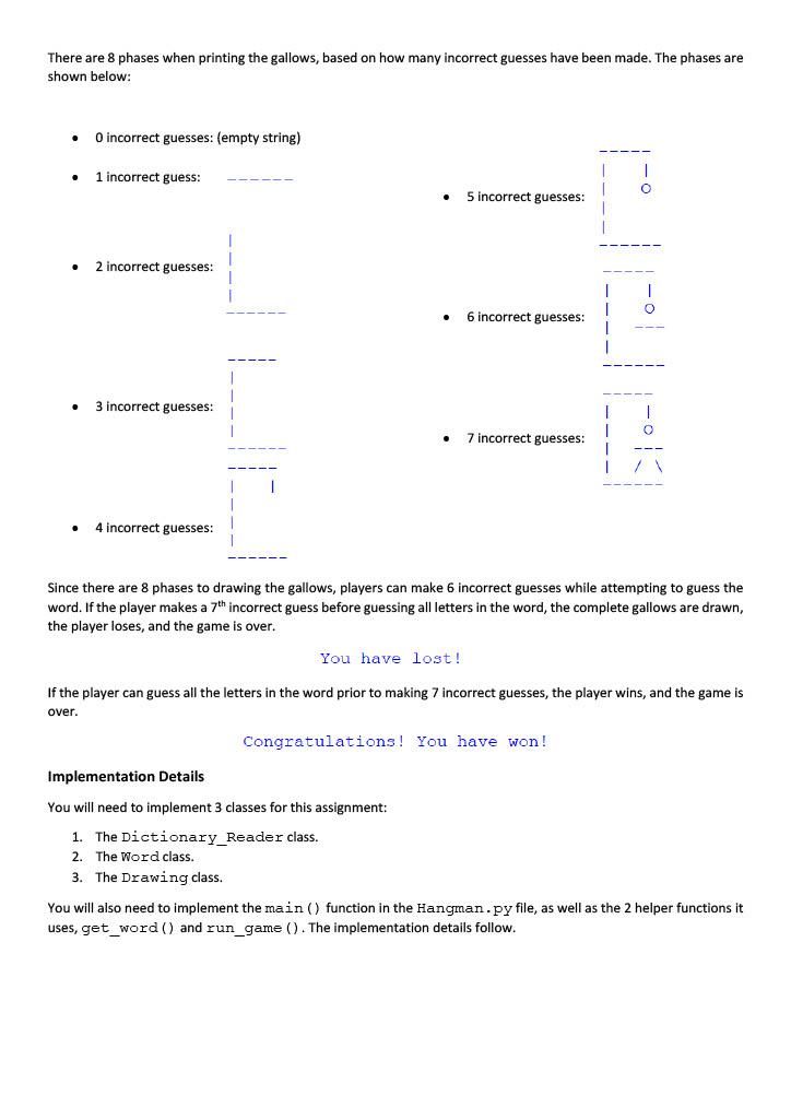 The aim of this game is for the player to guess a