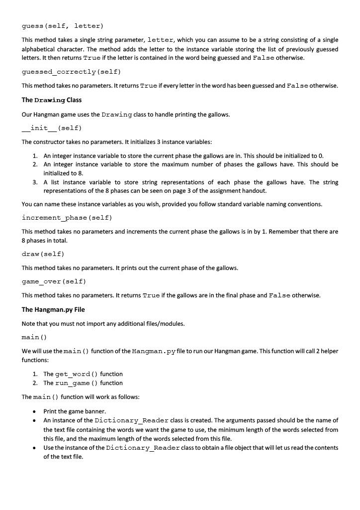 when the player has guessed all the letters in the word (the