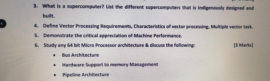3.what?! 4.define 5.demonstrate 6.studay 3. What is a supercomputer? List the