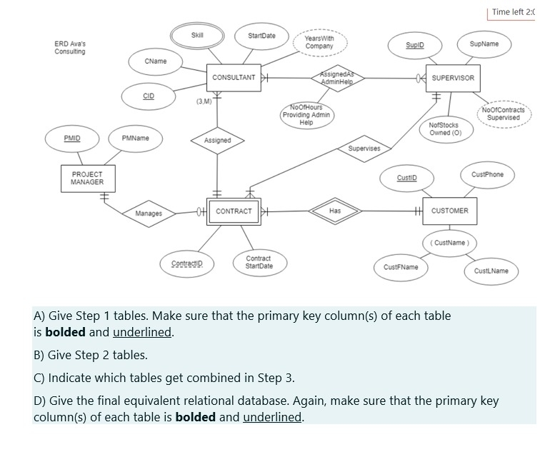  please solve steps A B C D 